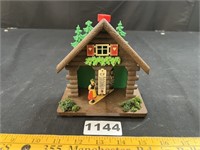 Wood Chalet Thermometer