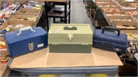 3 Tackle boxes