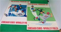 Chicago Cubs Official Program 1981 & 1979