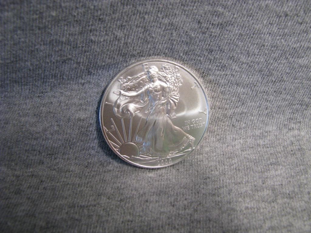 Unicirculated 2009 US Silver 1oz American Eagle