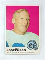 1969 Topps Les Josephson Rams Card #216
