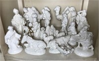 Ceramic Nativity Scene