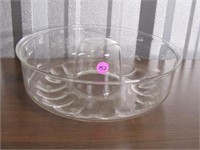 Etched Glass Dish