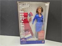 NIB Barbie For President 2000
