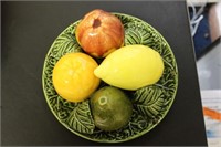 A Jay Willfred Fruit Plate Hanger