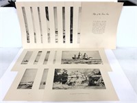 Ships of the Seven Seas Norman Wilkinson prints