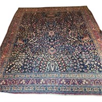 Antique Tehran Rug  10' 2'' X 11' 3''