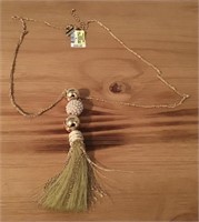 NWT INC GOLD TONE TASSLE NECKLACE  $39