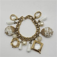 VTG RETRO SOUTHWEST STYLE CHARM BRACELET