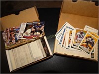 2 Boxes Football Cards - Sharpe, Sanders, Monk,
