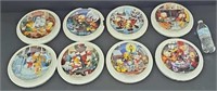 (6) Jim Davis Garfield's Christmas plates,