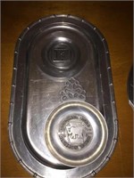 3 Armetale Bowls and Platers