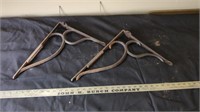 WROUGHT IRON SHELF BRACKETS