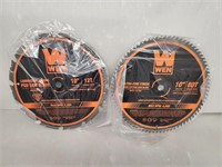 WEN 10" Saw Blades Set of 2