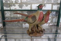 Vintage Ring Neck Pheasants Figurine
