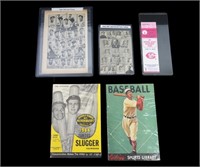 VINTAGE BASEBALL EPHEMERA