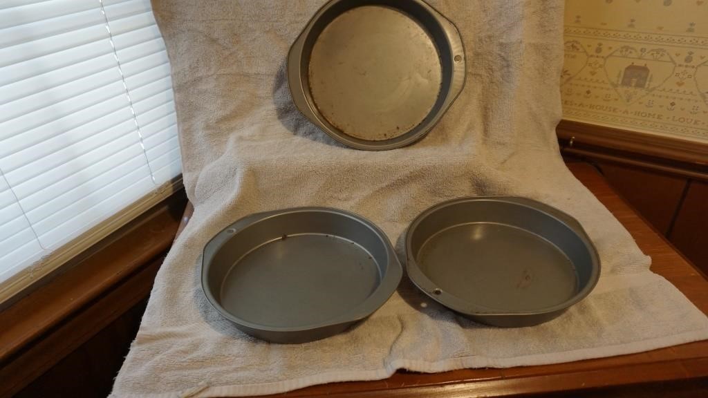 Three Two Handled Baking Pans