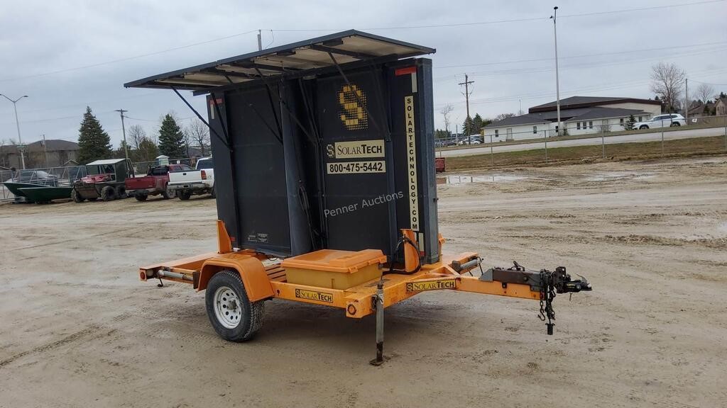 Solartech Electronic Road Sign Trailer