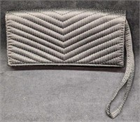 Neiman Marcus Quilted Clutch Bag