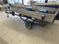 Boat & Boat Trailer - Comes with Anchors & 2 Seats