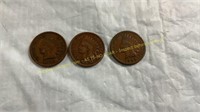 1891-1893 Indian Head Pennies