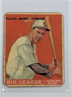 1933 Goudey Floyd (Babe) Herman #5 *Marks