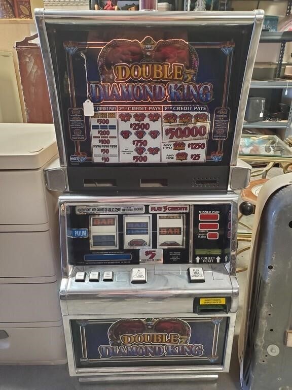C- Double Diamond King Slot Machine (As-is)
