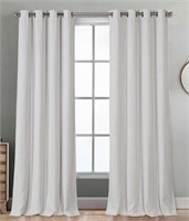 PAIR OF ECOLOGEE TOTAL BLACKOUT CURTAINS 52X90 IN