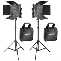 Neewer 2 Pieces Bi-color 660 LED Video Light and