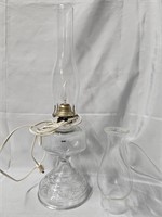 ELECTRIC CONVERTED OIL LAMP! COMES WITH TWO