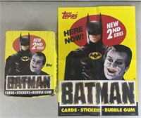 NIP 1989 Topps Batman 2nd Series Pack Box