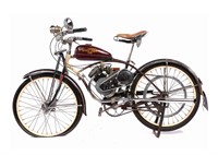 SCHWINN WHIZZER Vintage Maroon Motorbike