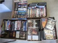 (182) DVDs includes action and comedy movies.