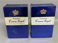 Two Boxed Bottles of 1961 Seagram's Crown Royal