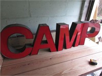 larger camp lighted  letters