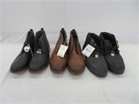 3 PAIRS OF MEN'S SHOES SIZE 10
