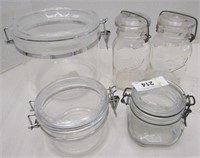 Wire Rim Storage Jars