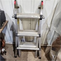 Aluminum multi function ladder