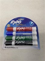 EXPO Dry Erase Markers Multi-Colour 4 Pack