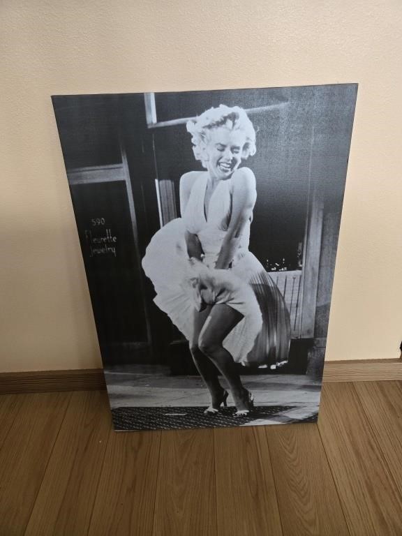 Marilyn Monroe Black and White Print