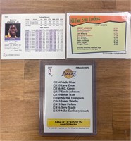 Lot of 3 1990-1992 Magic Johnson NBA cards