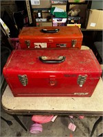 2 toolboxes with misc tools