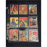 (9) 1935 National Chicle Skybird Cards