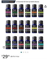 Essential Oil Set - Top 18 Aromatherapy,