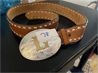 MENS BELT AND BUCKLE
