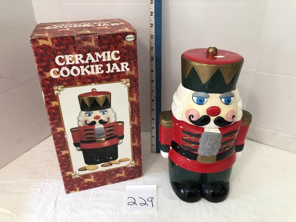 Soldier/nut cracker? cookie jar