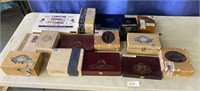Assorted Lot of 17 Cigar Boxes