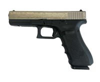 GLOCK 17 GEN4 ENGRAVED STAINLESS 9MM 17 rounds