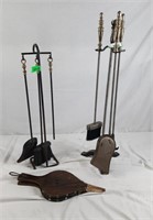 Assortment of wood stove tools