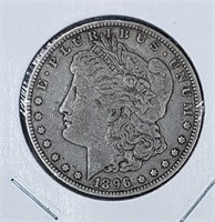 1896-O Morgan Silver Dollar